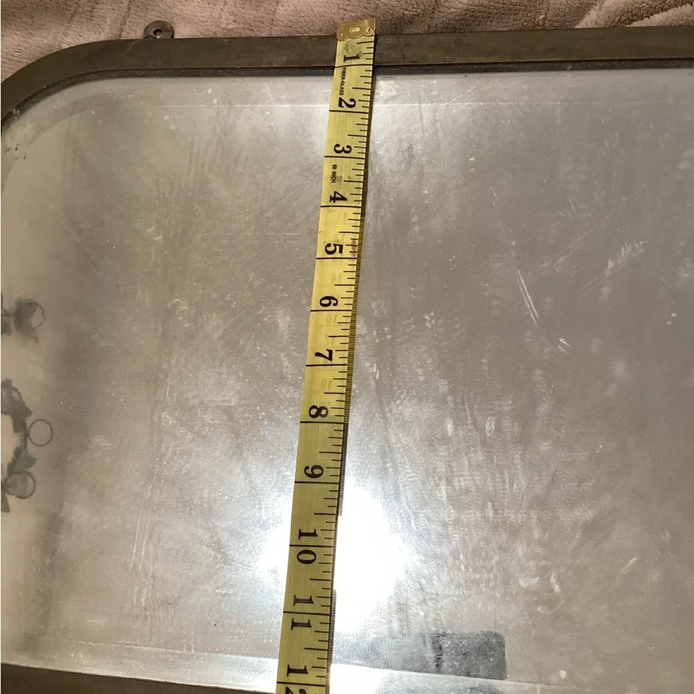 Antique Brasscrafters Framed Mirror circa 1905 Barbers Mirror M OFFERS - Picture 7 of 11